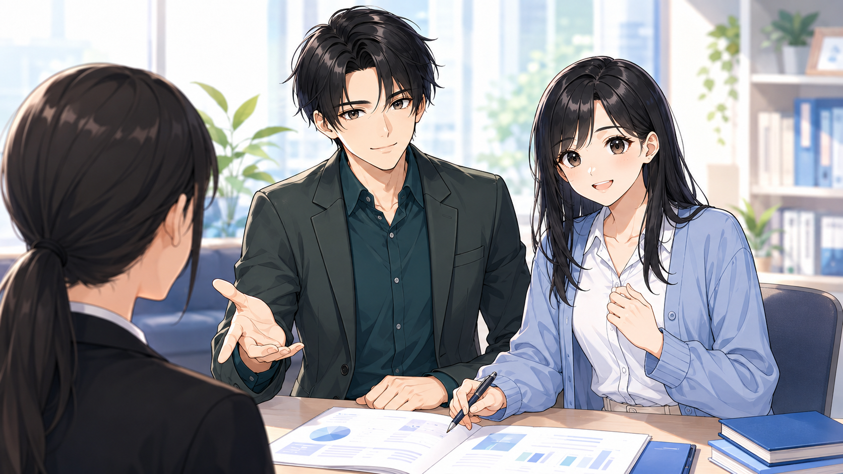 トーキャリのナビゲーター ナナとハルキ